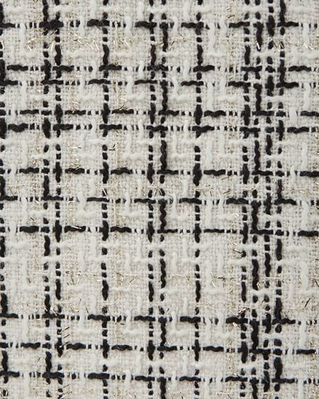 INGNI（イング） フロントリボンツイードプリーツスカパン ｵﾌ/ﾂｲｰﾄﾞ