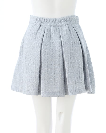 INGNI（イング） ツイードボックスプリーツスカパン(セットアップ対応) ｻｯｸｽ/ﾂｲｰﾄﾞ