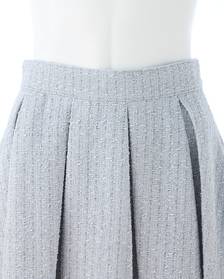 INGNI（イング） ツイードボックスプリーツスカパン(セットアップ対応) ｻｯｸｽ/ﾂｲｰﾄﾞ