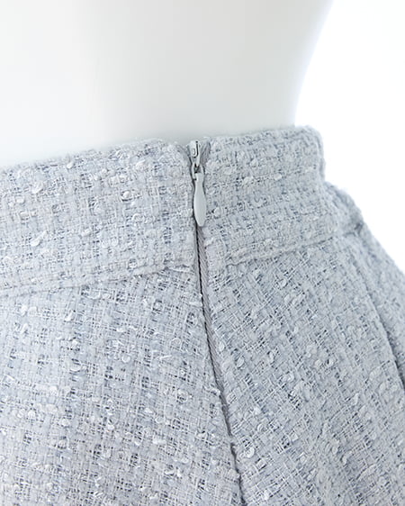 INGNI（イング） ツイードボックスプリーツスカパン(セットアップ対応) ｻｯｸｽ/ﾂｲｰﾄﾞ