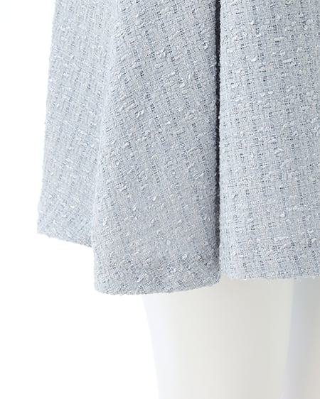 INGNI（イング） ツイードボックスプリーツスカパン(セットアップ対応) ｻｯｸｽ/ﾂｲｰﾄﾞ