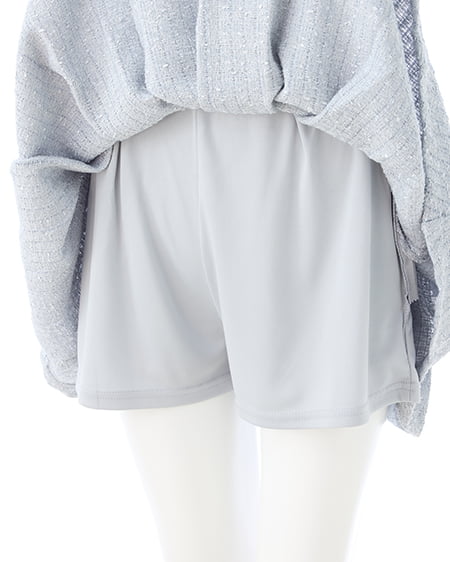 INGNI（イング） ツイードボックスプリーツスカパン(セットアップ対応) ｻｯｸｽ/ﾂｲｰﾄﾞ