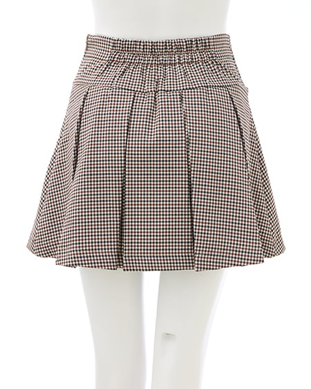 INGNI（イング） プリーツスカパン ﾁｪｯｸ