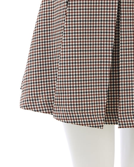 INGNI（イング） プリーツスカパン ﾁｪｯｸ