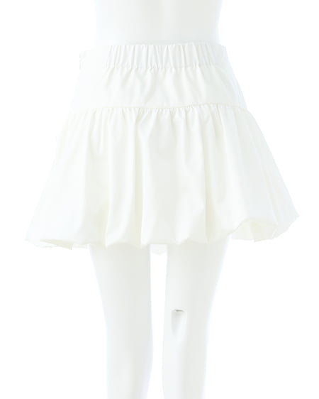 INGNI（イング） リボンバルーンミニスカパン ｵﾌﾎﾜｲﾄ