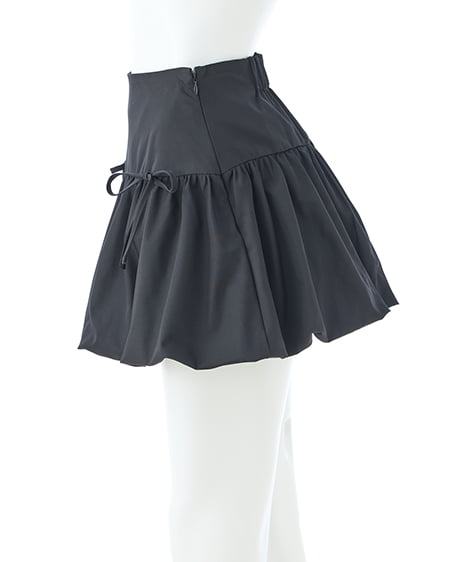 INGNI（イング） リボンバルーンミニスカパン ｸﾛ