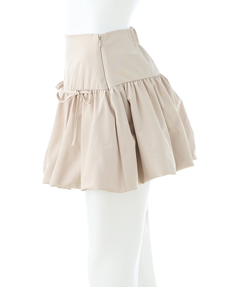 INGNI（イング） リボンバルーンミニスカパン ﾍﾞｰｼﾞｭ