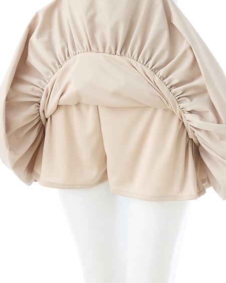 INGNI（イング） リボンバルーンミニスカパン ﾍﾞｰｼﾞｭ