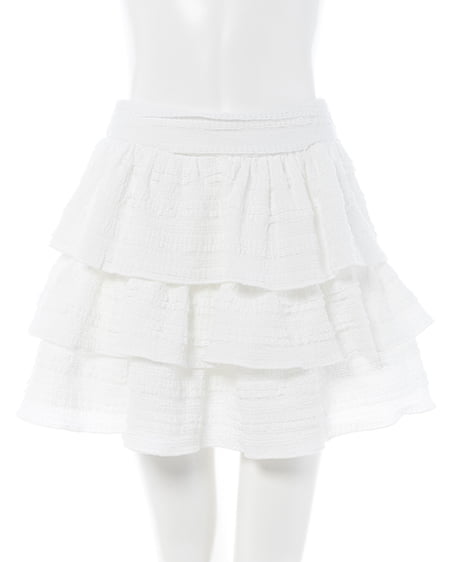 INGNI(イング) レースフリルスカパン オフホワイト