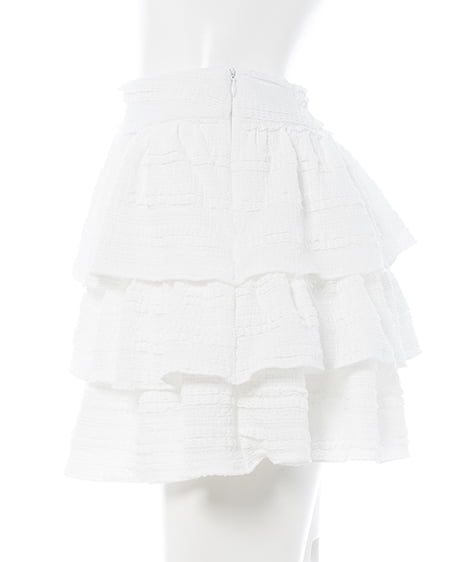 INGNI(イング) レースフリルスカパン オフホワイト