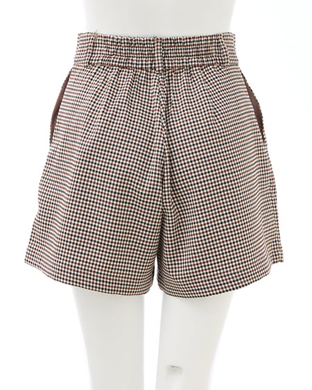 INGNI（イング） ショートパンツ ﾁｪｯｸ