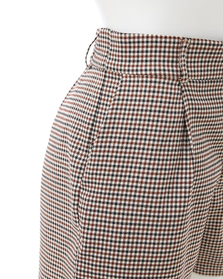 INGNI（イング） ショートパンツ ﾁｪｯｸ