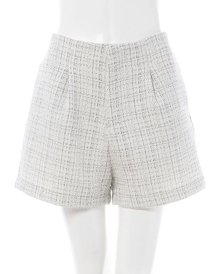 INGNI（イング） アソート柄ショートパンツ ｵﾌ/ﾂｲｰﾄﾞ