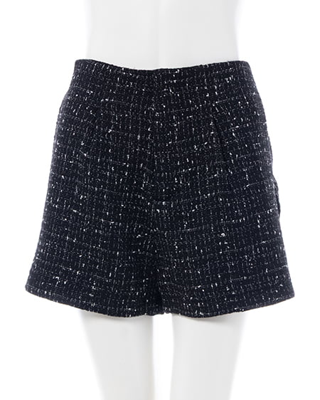 INGNI（イング） アソート柄ショートパンツ ｸﾛ/ﾂｲｰﾄﾞ