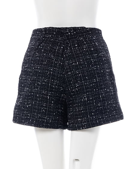 INGNI（イング） アソート柄ショートパンツ ｸﾛ/ﾂｲｰﾄﾞ