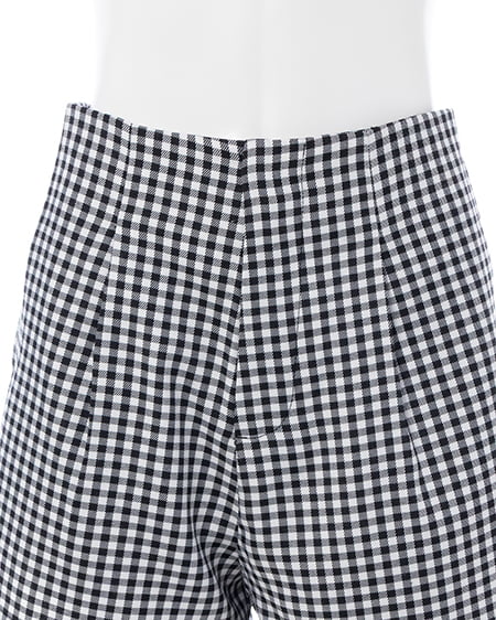 INGNI（イング） アソート柄ショートパンツ ｸﾛ/ｷﾞﾝｶﾞﾑ