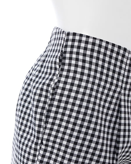 INGNI（イング） アソート柄ショートパンツ ｸﾛ/ｷﾞﾝｶﾞﾑ