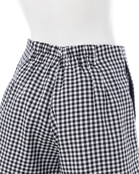 INGNI（イング） アソート柄ショートパンツ ｸﾛ/ｷﾞﾝｶﾞﾑ