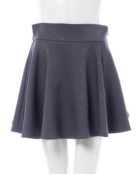 INGNI（イング） バックリボンラメフレアスカパン ｸﾞﾚｰ