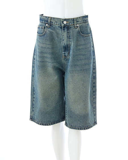 デニムハーフパンツ