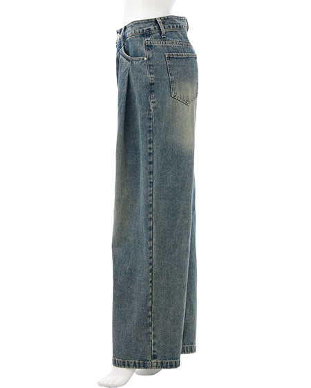 INGNI（イング） バレルレッグデニムパンツ ﾃﾞﾆﾑ/ﾌﾞﾙｰ