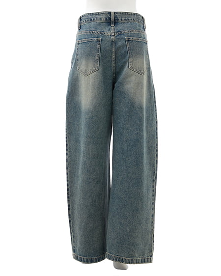 INGNI（イング） バレルレッグデニムパンツ ﾃﾞﾆﾑ/ﾌﾞﾙｰ