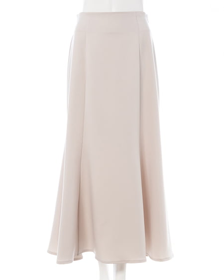 INGNI（イング） バックリボンマーメイドスカート ﾗｲﾄﾍﾞｰｼﾞｭ