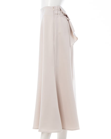 INGNI（イング） バックリボンマーメイドスカート ﾗｲﾄﾍﾞｰｼﾞｭ