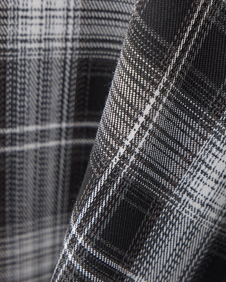 INGNI（イング） バックリボンチェック柄フレアスカパン ｸﾛ/ﾁｪｯｸ