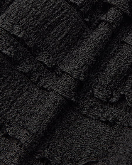 INGNI（イング） レースフリルショートパンツ ｸﾛ