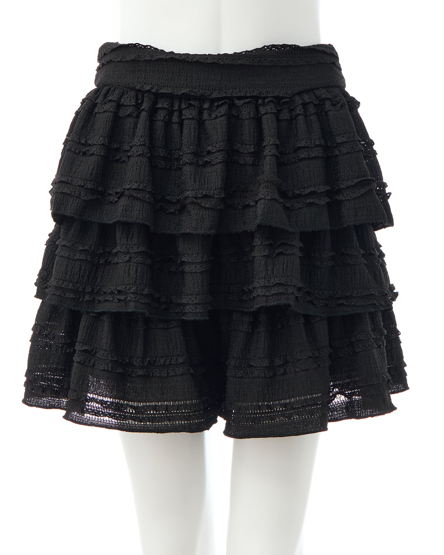 レースフリルショートパンツ