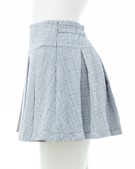 INGNI（イング） ツイードプリーツスカパン(セットアップ対応) ｻｯｸｽ/ﾂｲｰﾄﾞ