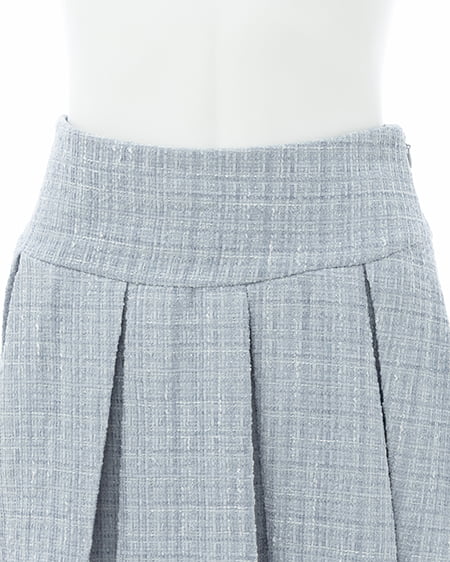 INGNI（イング） ツイードプリーツスカパン(セットアップ対応) ｻｯｸｽ/ﾂｲｰﾄﾞ