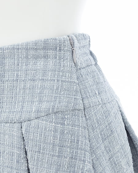 INGNI（イング） ツイードプリーツスカパン(セットアップ対応) ｻｯｸｽ/ﾂｲｰﾄﾞ