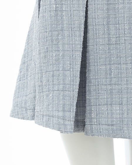 INGNI（イング） ツイードプリーツスカパン(セットアップ対応) ｻｯｸｽ/ﾂｲｰﾄﾞ