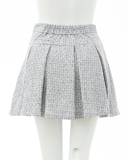 INGNI（イング） ツイードプリーツスカパン(セットアップ対応) ｵﾌｸﾛ/ﾂｲｰﾄﾞ