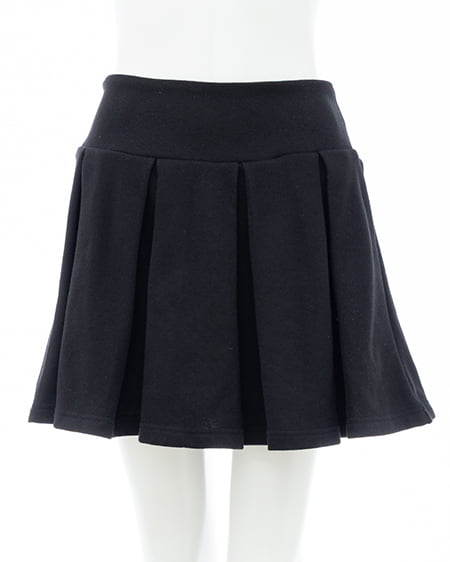 INGNI（イング） スウェットプリーツスカート(セットアップ対応) ｸﾛ