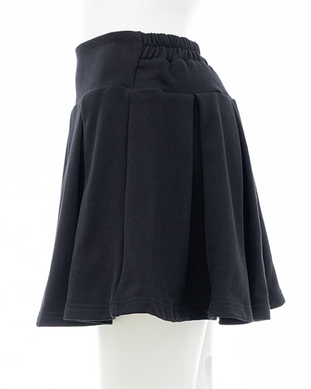 INGNI（イング） スウェットプリーツスカート(セットアップ対応) ｸﾛ