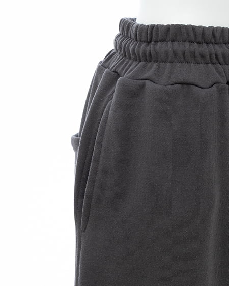 INGNI（イング） リボン付カーゴスウェットパンツ ﾁｬｺｰﾙｸﾞﾚｰ