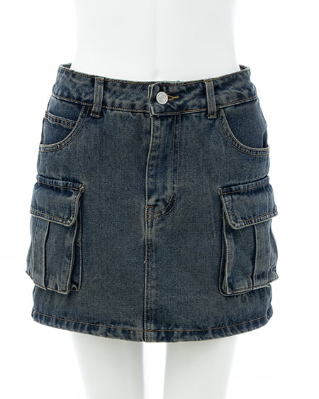 INGNI（イング） デニムカーゴミニスカパン ﾃﾞﾆﾑ/ｺﾝ