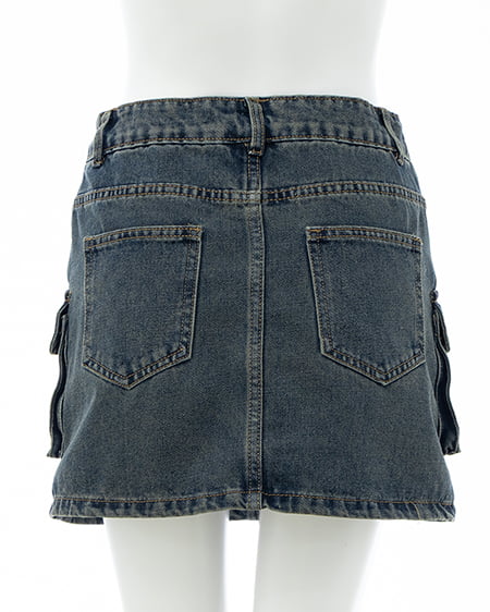 INGNI（イング） デニムカーゴミニスカパン ﾃﾞﾆﾑ/ｺﾝ