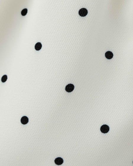 INGNI（イング） 裾レースレイヤーフリルミニスカパン ｵﾌ/ﾄﾞｯﾄ