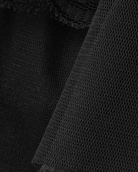 INGNI（イング） チュールレースフリルスカパン ｸﾛ