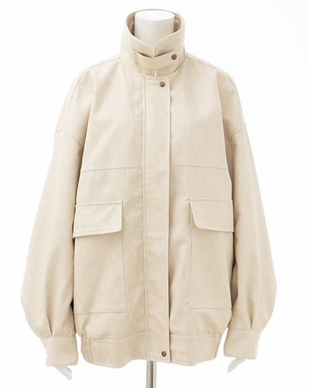 INGNI（イング） マルチWayリボンフェイクレザービッグブルゾン ｱｲﾎﾞﾘｰ