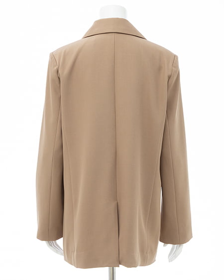 INGNI（イング） 2Wayポケットリボンテーラードジャケット(セットアップ対応) ﾍﾞｰｼﾞｭ