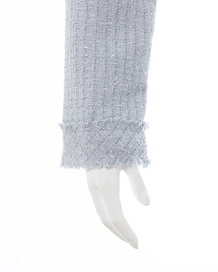 INGNI（イング） ツイードフリンジジャケット(セットアップ対応) ｻｯｸｽ/ﾂｲｰﾄﾞ