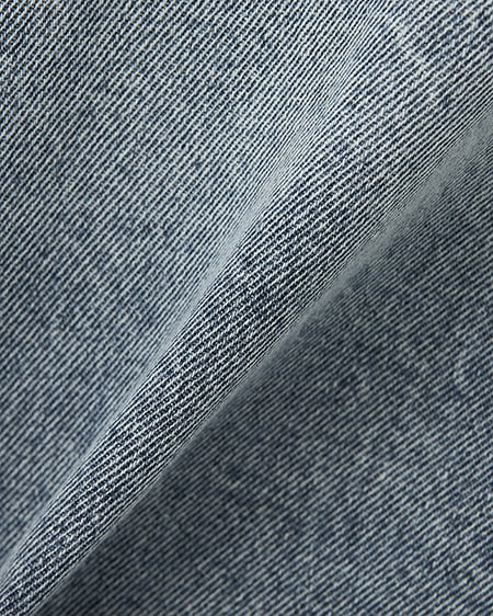 INGNI（イング） 襟袖異素材フロントジップデニムジャケット ﾃﾞﾆﾑ/ﾗｲﾄﾌﾞﾙｰ