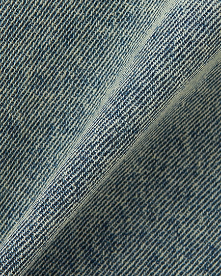 INGNI（イング） 袖リボンクロップド丈Gジャン ﾃﾞﾆﾑ/ﾌﾞﾙｰ