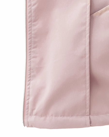 INGNI（イング） 袖レースアップクロップド丈マウンテンパーカー ﾋﾟﾝｸ