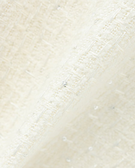 INGNI（イング） ツイードショートテーラードジャケット(セットアップ対応) ｱｲﾎﾞﾘｰ/ﾂｲｰﾄﾞ